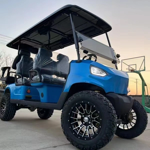 4seats Golf Car with Luxurious Seats and Safe Belt