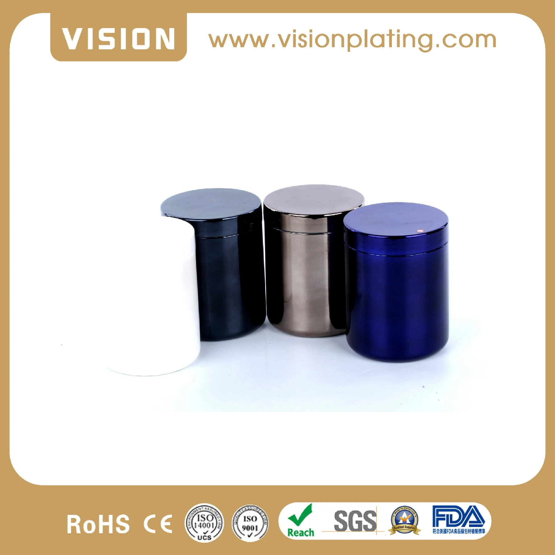 HDPE Nutrition Packaging Can Powder and Pills