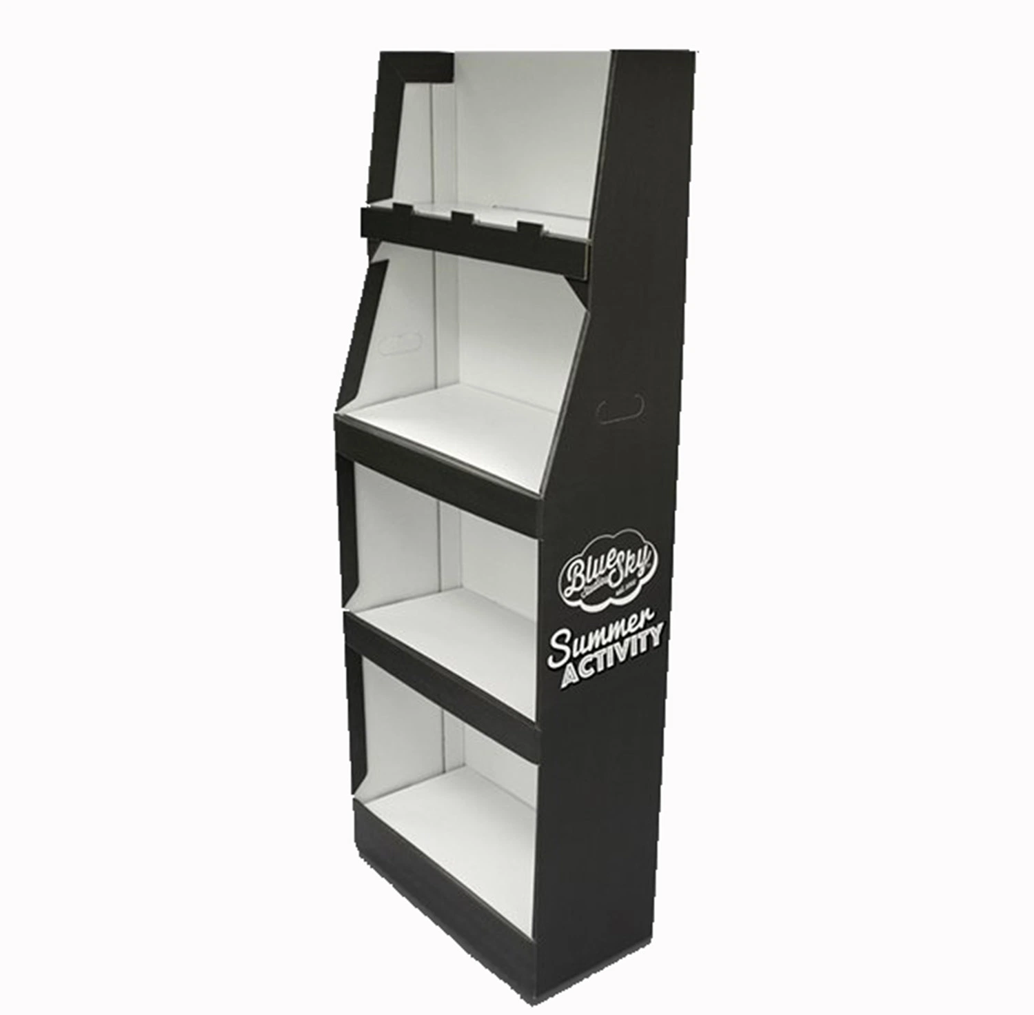 Supermarket Paper Material Coffee Promote Pallet Cardboard Displays