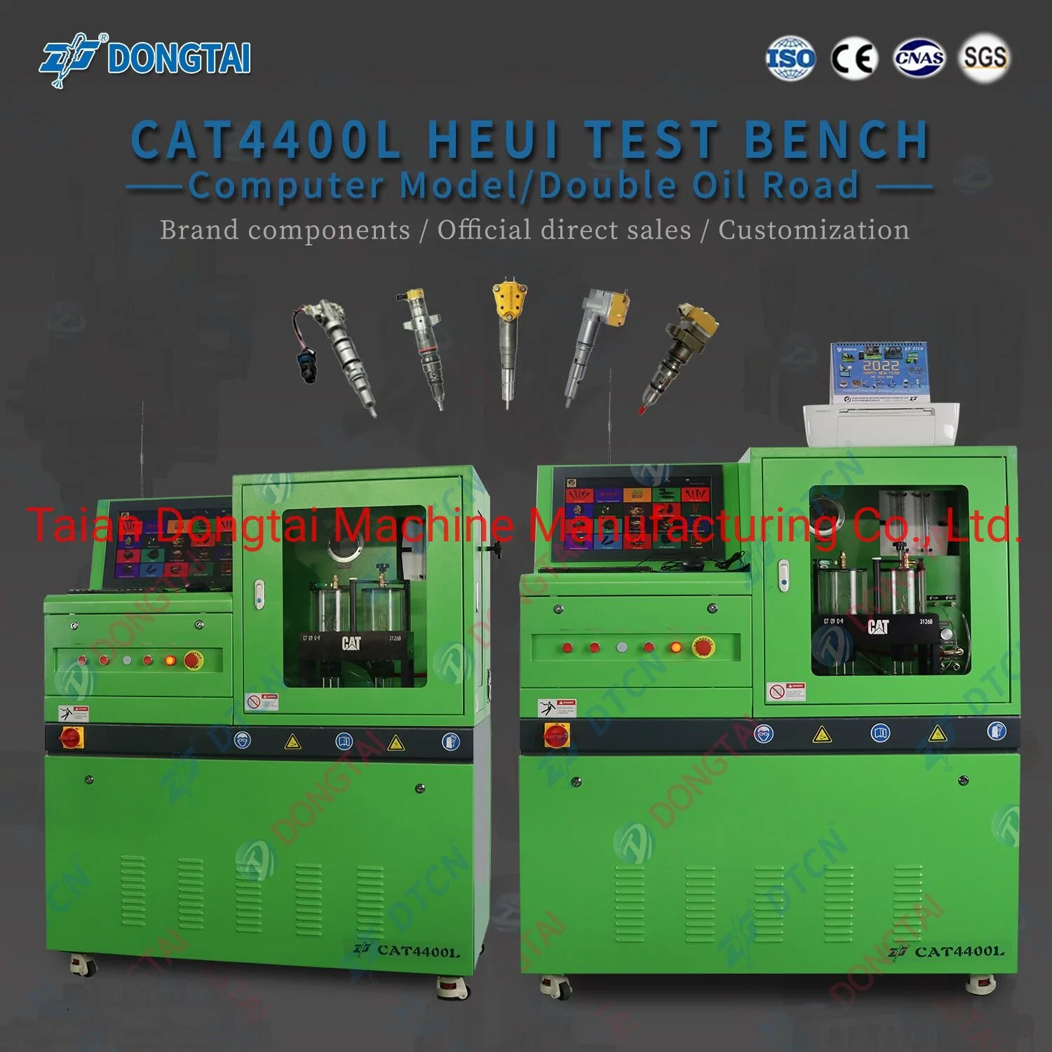 Dongtai Cat4400L Heui Hrdraulic Electornic Unit Injector Test Bench or Stand (2 oil road)