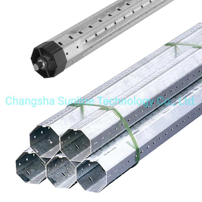 Roller Shutter Door Material/Galvanized Octagonal Tube Axle with 40, 60, 70mm