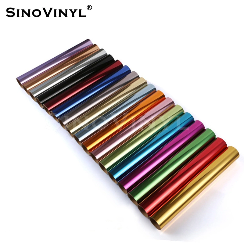 SINOVINYL High quality/High cost performance  Wholesale/Supplier Soft Metallic Heat Transfer Vinyl Roll For T-shirt Cricut Vinyl