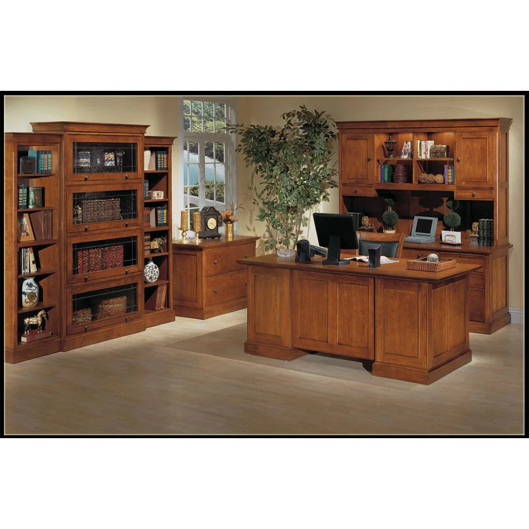 CEO Boss Modern Supervisor Office Furniture Desk Design Wooden L Shape Ergonomic Executive Office Desk Set
