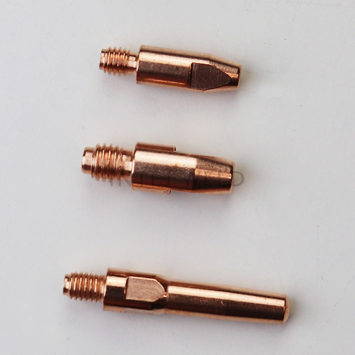 M6X45X1.2mm Cooper MIG Contact Tip for Pana 200A 350A 500A Welding Torch