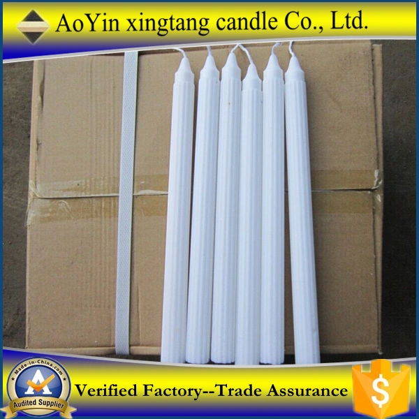 Wholesale/Supplier 30g Wax Candle White Small Taper Candles for Church