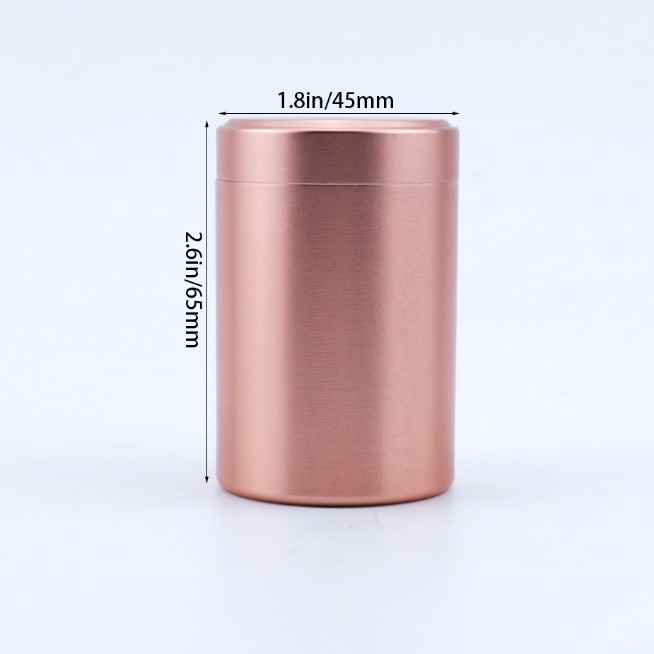 Aluminum Tin Jars Screw Lids Metal Empty Storage Metal Jar Tobacco Accessories Smoking Container