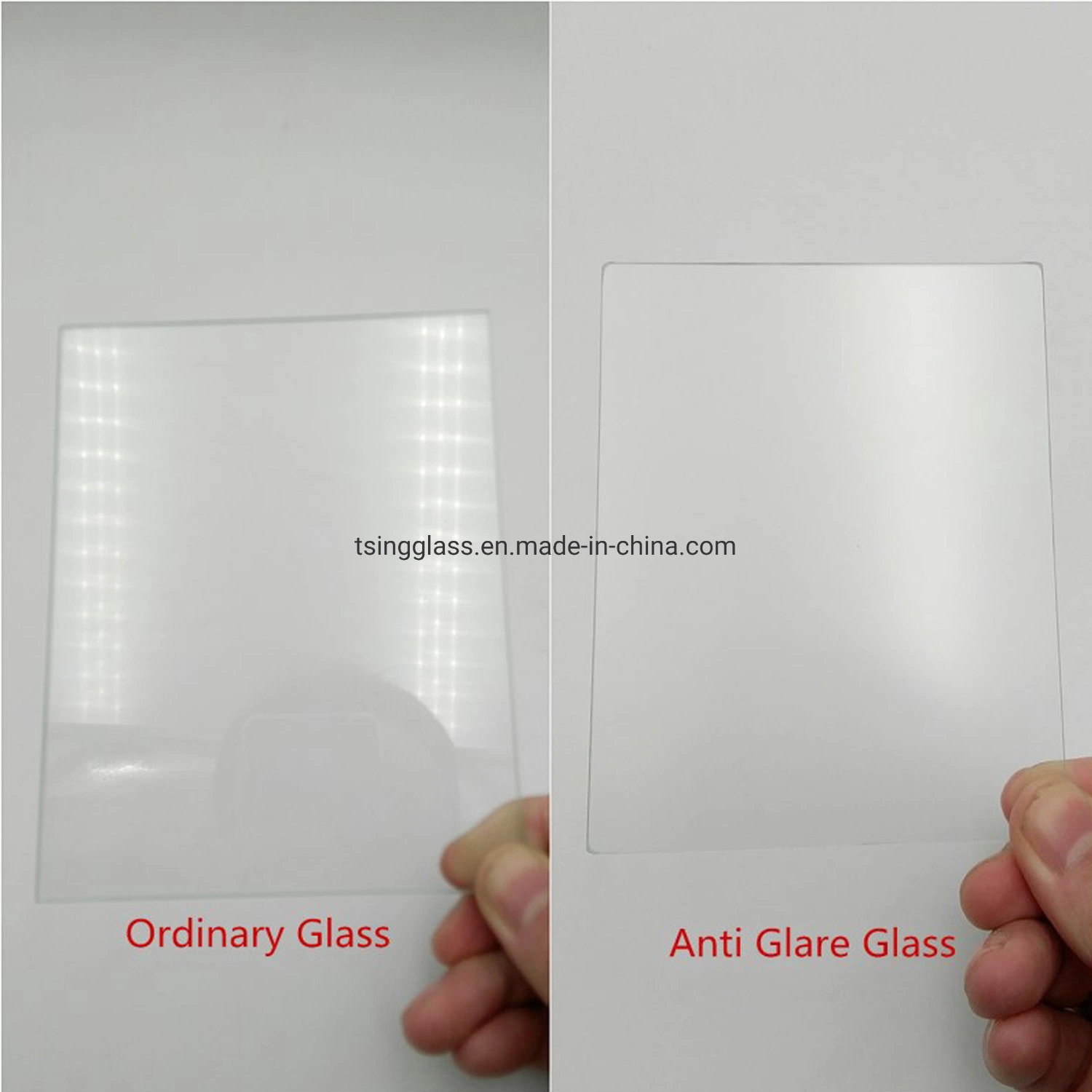 Customized Aluminosilicate Glass Anti Glare/Anti Scratch AG Coating Cover Glass for Consumer Electronics Touch Screen/ Display Cabinet