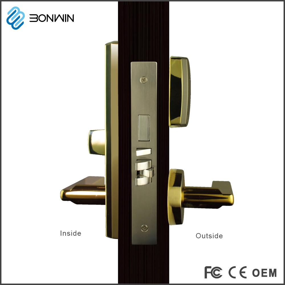 Modern Zinc Alloy Gold Electronic Hotel Safe Door Lock