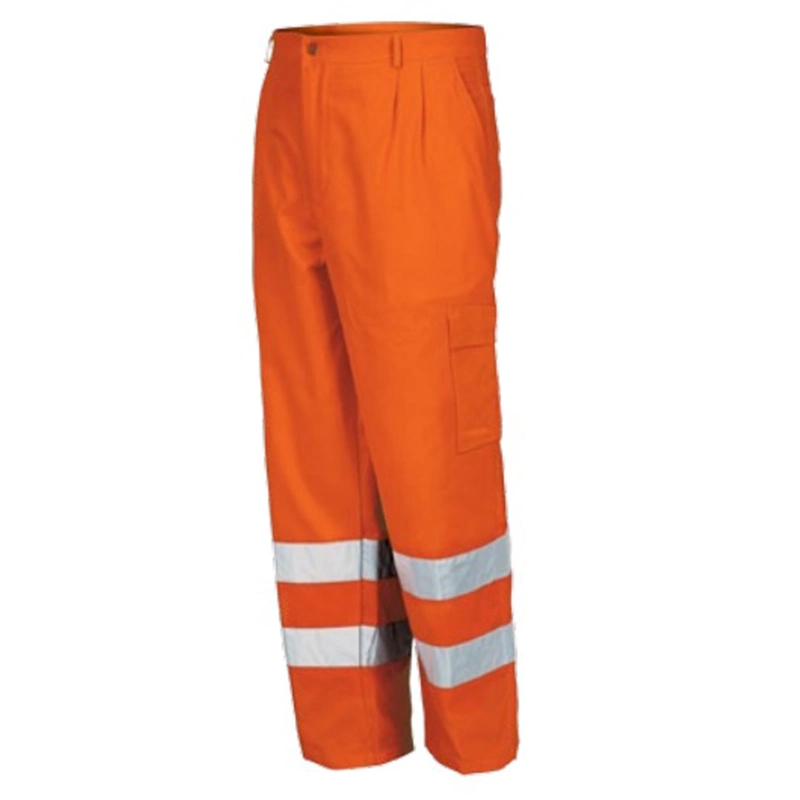 Logotipo personalizado Hi Vis pantalones pantalón de seguridad del tráfico de carga