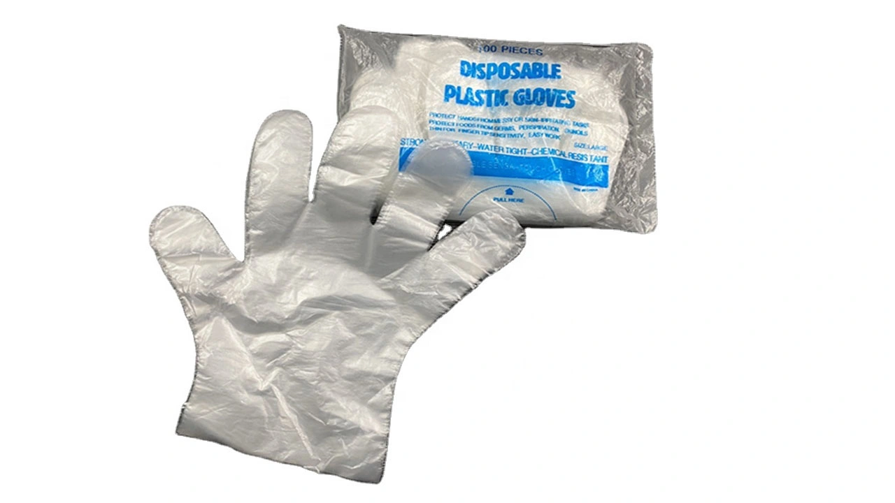 Direct Factory Price Household Gloves Cleaning Washing Disposable HDPE Plastic Gloves