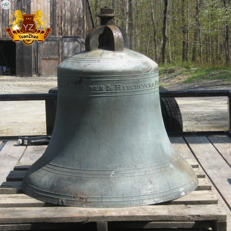 Handgemachte Western Style Große Metall-Handwerk Antike Bronze Kirche Glocke Zum Verkauf