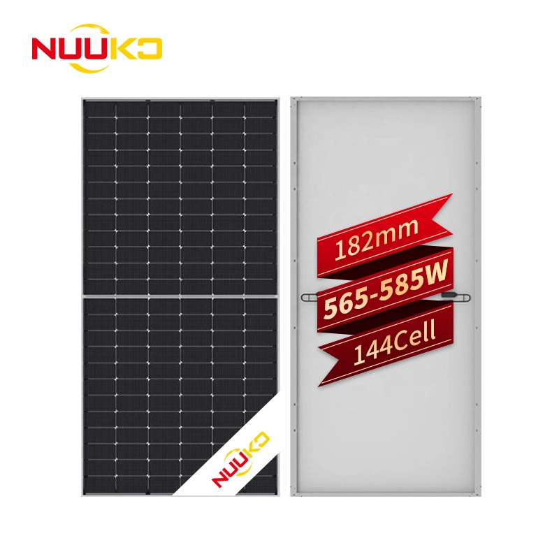 Nuuko N-Type Topcon 16bb 565W para la fábrica de sistemas de energía solar Precio