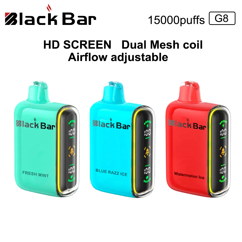 HD Screen Animation Dual Mesh Coil Geek Vape Bar 15000 шайб Одноразовый экран оптом Электронный фруктовый сигарет