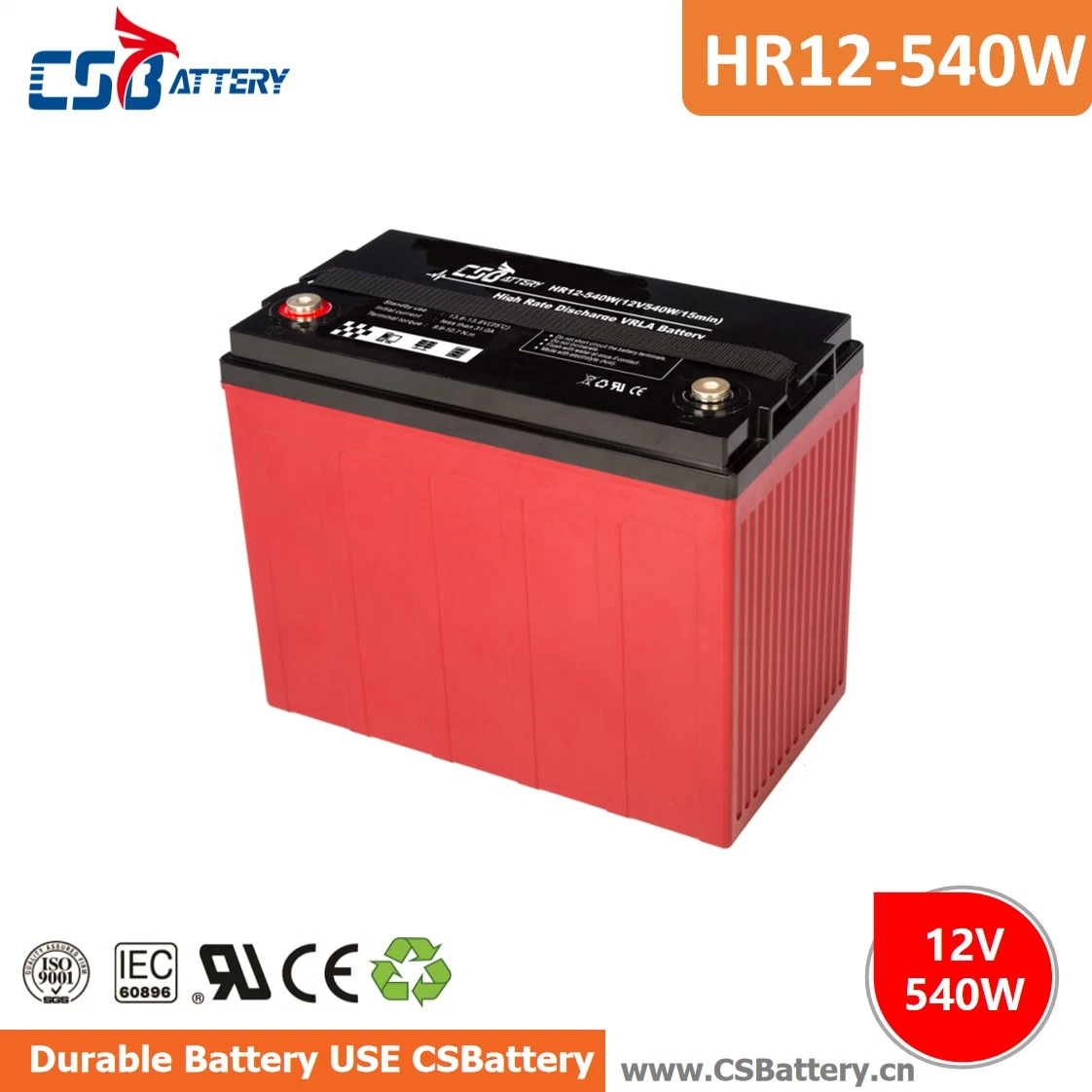 Csbattery 12V680W 15+ Years Working Life High Performance Battery for Electric Vehicle Battery/Auto-Parts/Cranking-Boat/Amy