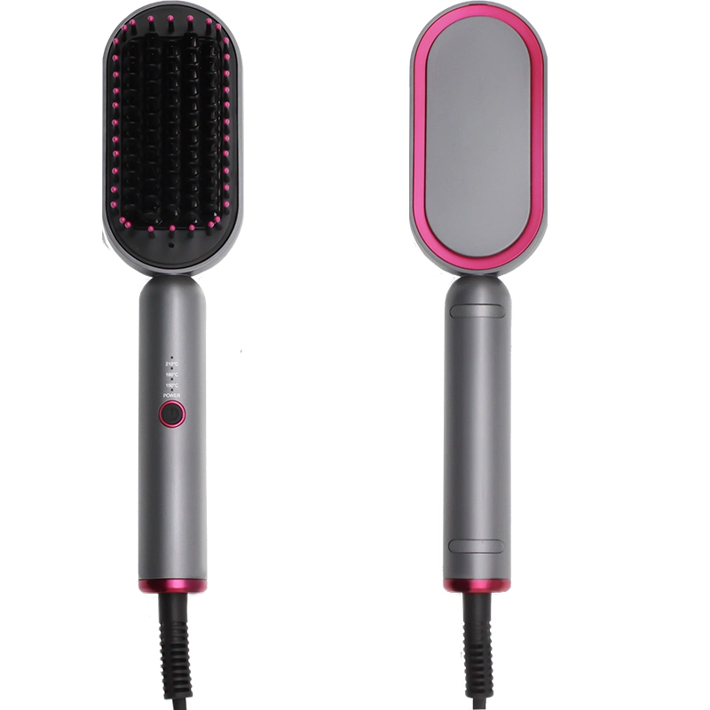 Electric Hair Straightener Comb PTC Heater Ceramic Ionic Hair Straightener Brush
