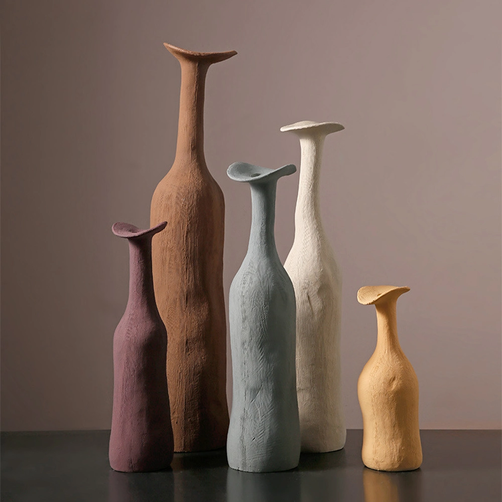 Nordic Morandi Color Home Acessórios vaso de cerâmica