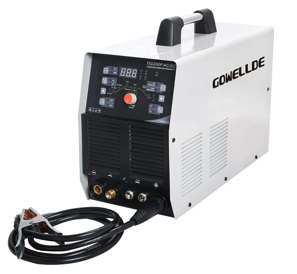 محول محمول من الألومنيوم Welding TIG AC DC Pulse MMA Welding المعدات