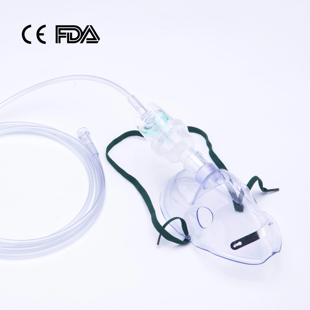 High Quality Factory Price Medical Disposable Adult Child Oxygen Mask with Nebulizer White