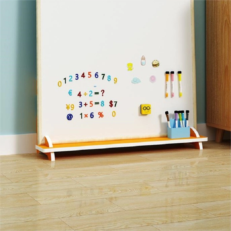 Educational House Drawing White Blackboard Solid Wood Toy Whiteboard for Children