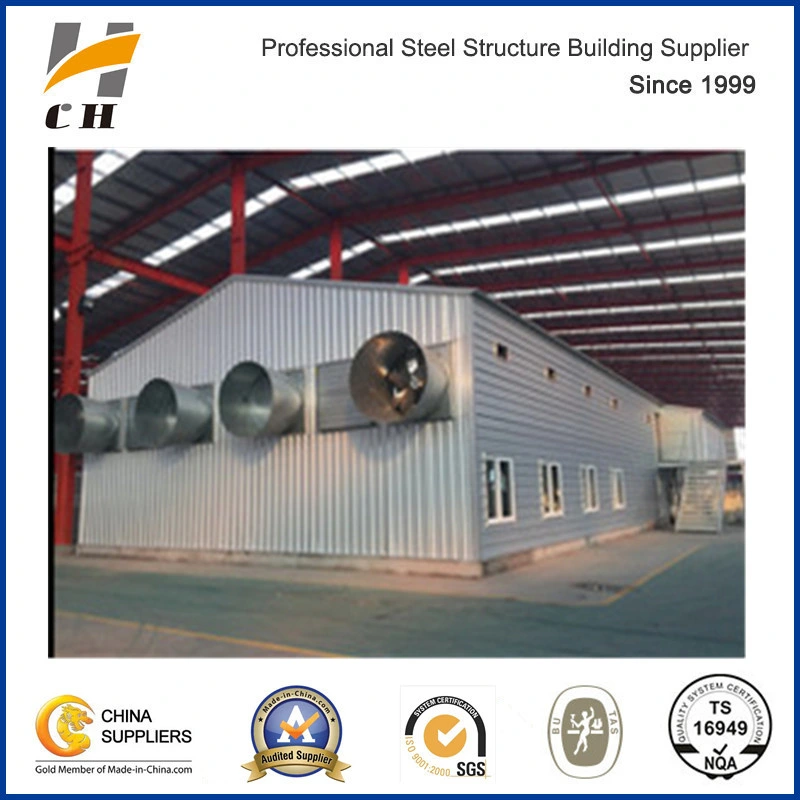 Factory Suppilers Prefab Light Steel Structure Broiler Layer Poultry Farm/Shed/House