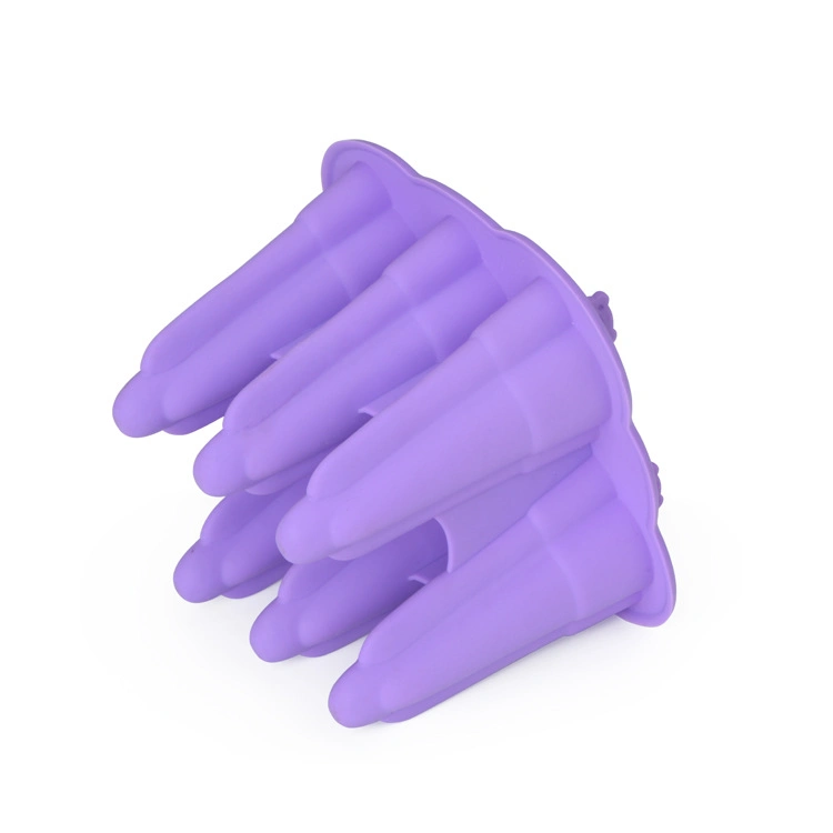 Custom Purple Silicone Ice Popsicle Mold