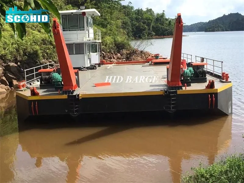 Self-Propelled Reservoir Sand Transportation Barge for Lake/River/Sea Cargos Transportation