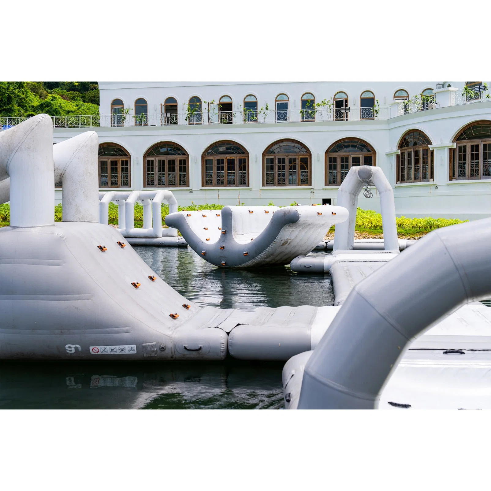 Inflatable Sea Amusement Park Aquapark Wasserpark Aufblasbar auf dem Wasser