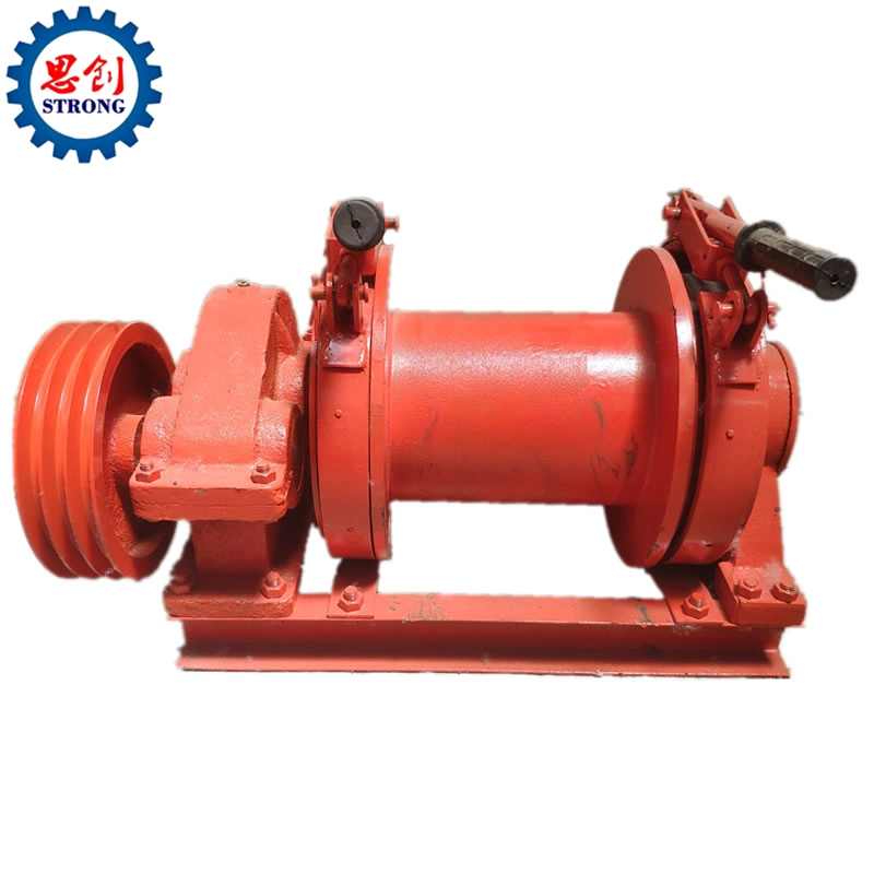 Jk 1t 2t Electric Windlass High Speed Construction Winch Electric Wire Rope Winch