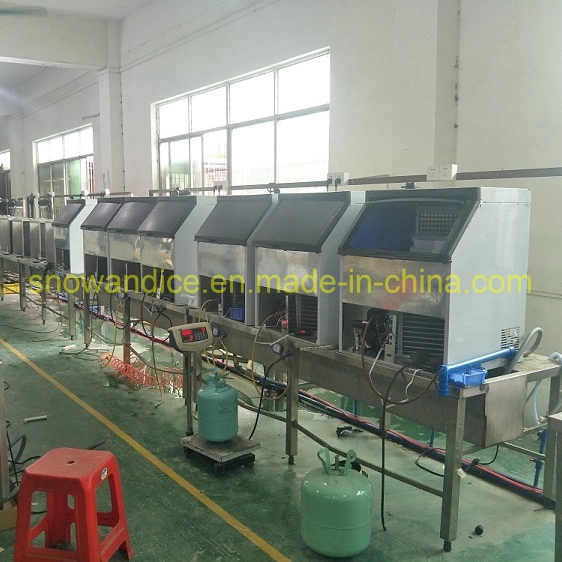 120kg Vertical Ice Machine Western Restaurant Ice Cube Maker