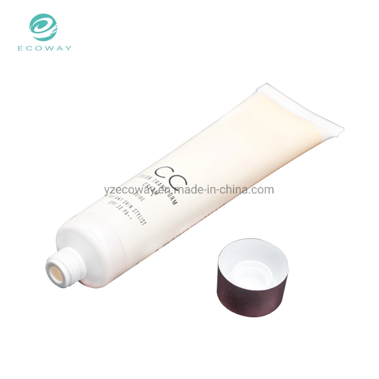 Gold Plating Screw Cap 30g Tube Body Custom Label Bb and Cc Cream Cosmetic Packaging Tube