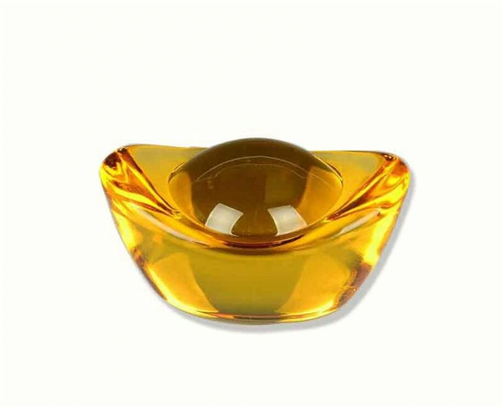 Lingote Hot Sale Amarelo Crystal Gold para decoração doméstica