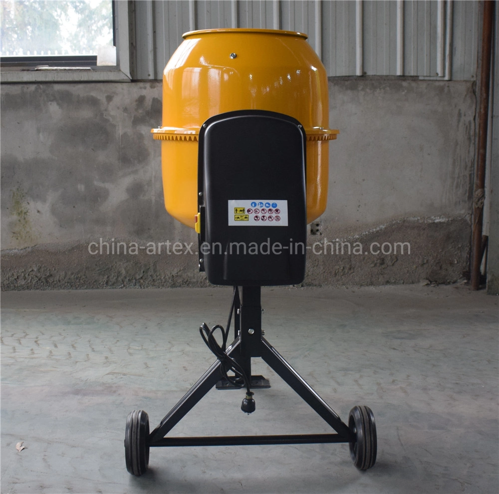 120L Mini Asphalt Plant Electric Power Concrete Construction Mixer