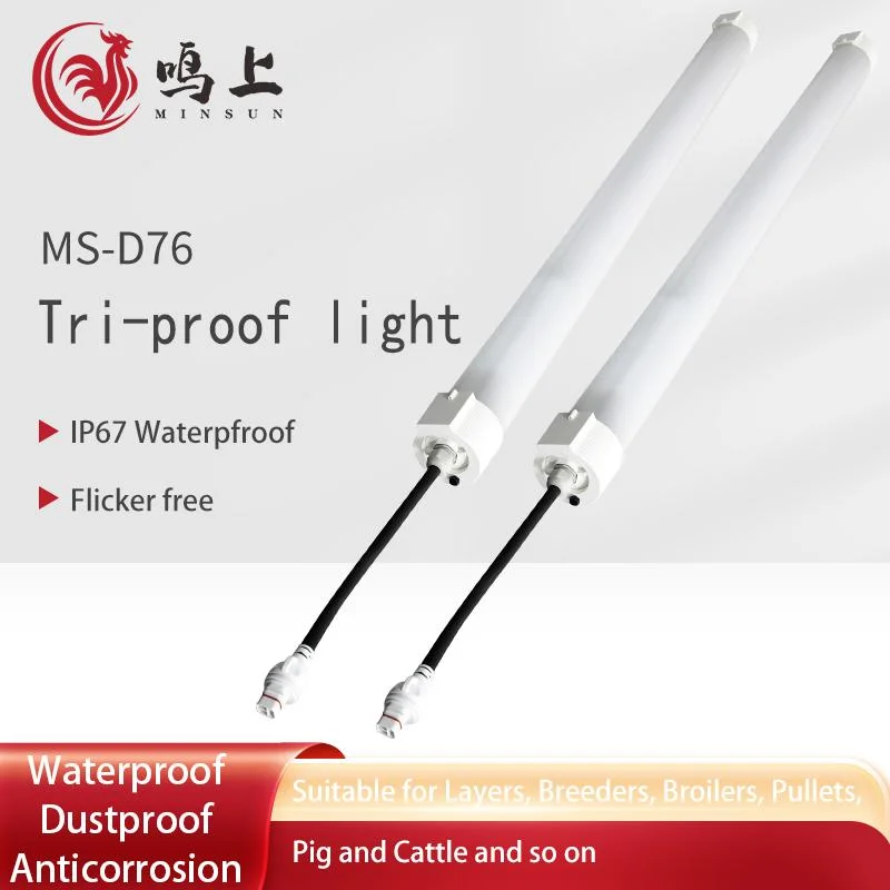 IP67 Waterproof Horse Poultry Cool White LED Tube Lamp