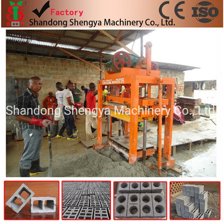 Qtj4-40 Hollow Block Moulding Machinery for Nigeria