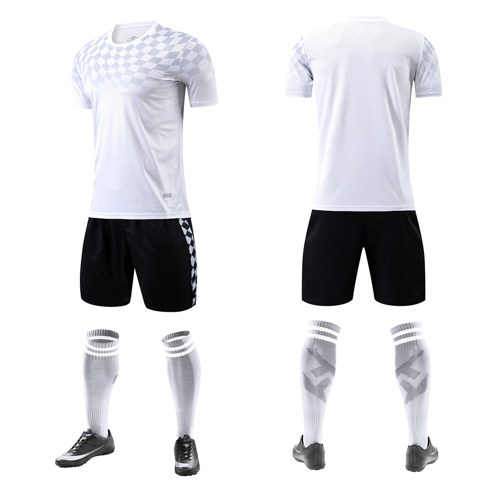 Mayorista 22/23 New Season Club Team ropa de fútbol personalizada barato Camiseta de fútbol blanca