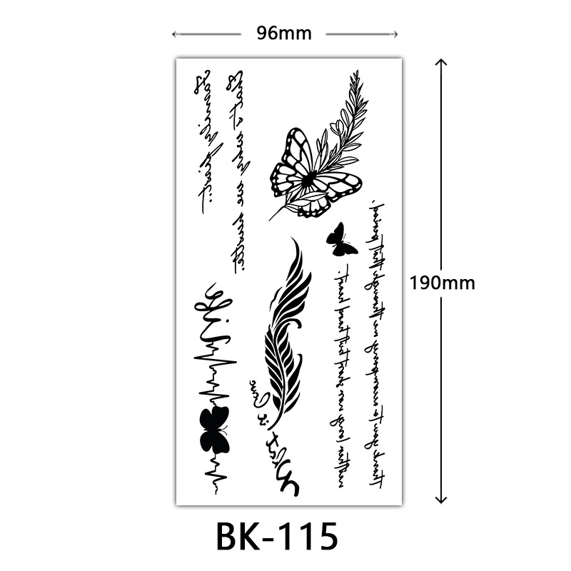 Top-Level High quality/High cost performance Fashionable Matte Waterproof Tight Body Tattoo Stickers