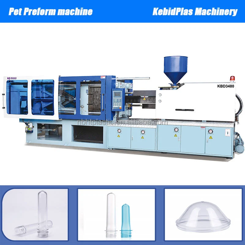 Kebida Brand Hot Sale High quality/High cost performance  268ton Kbd2680 Pet Preform Bottle Embryo Making Injection Molding Machine