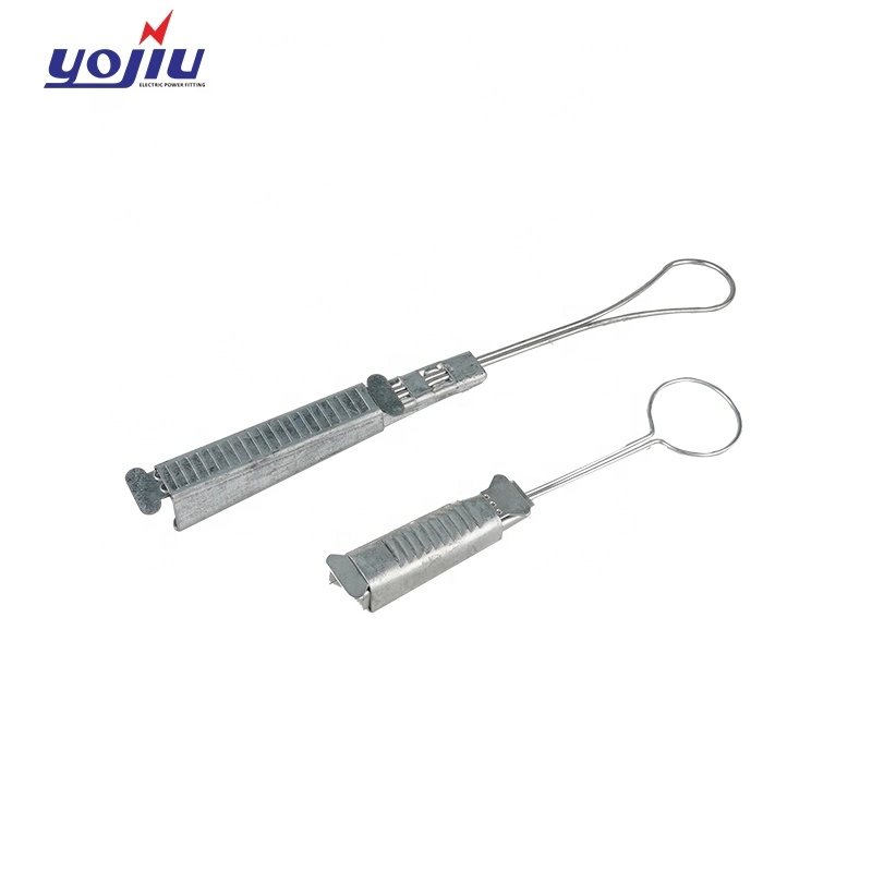 Cable de fibra óptica de acero inoxidable de abrazadera de tensión aérea de alta calidad Abrazaderas