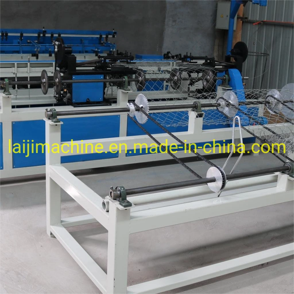 Semi Automatic High Speed Single Wire Diamond Mesh Making Machine Chain Link Fence Making Machine