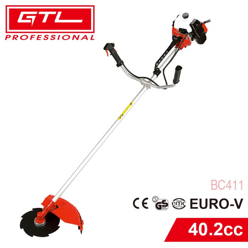 40.2cc 2 in 1 2-Cycle Gas Line Trimmer Garden Brush Cutter, Grass Trimmer (BC411)