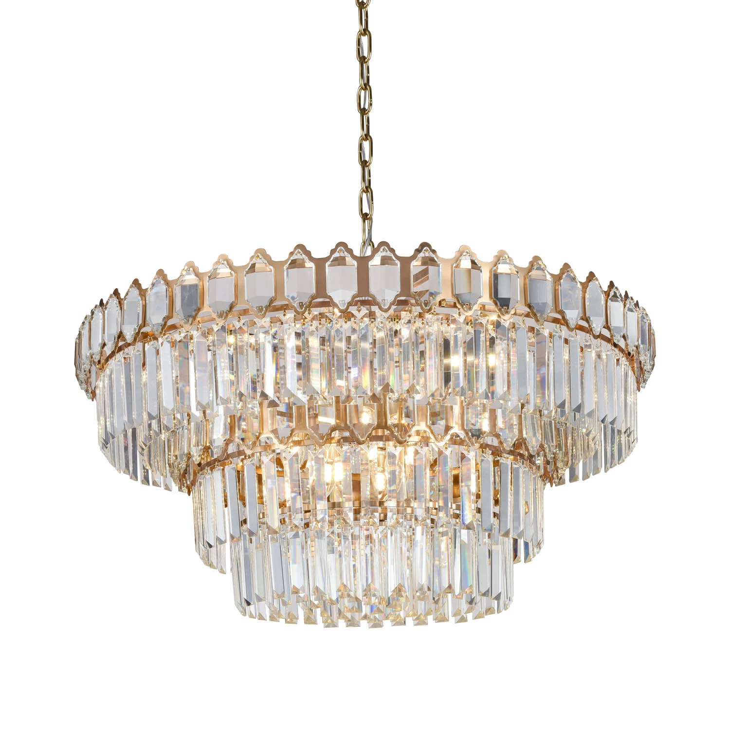 Leave Design Colorful Art Glass Pendant Light Chandelier Hanging Light Gold Color Colorful Glass