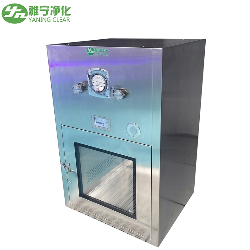 Yaning Custom Design Stainless Steel HEPA ULPA Filter Static Dynamic Pass Box for Laboratory Pharmacy Plant