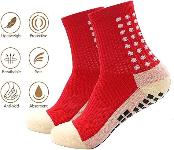Calcetines de fútbol Unisex Sport personalizables cómodo y transpirable Fútbol Deporte Grip Sock Goma Dots elástico Calcetines de baloncesto