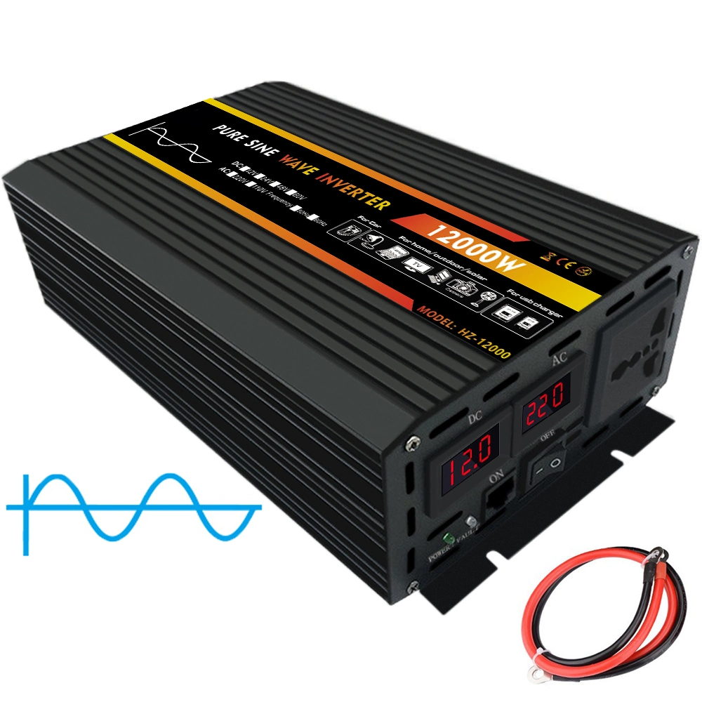 Pure Sine Wave Power Inverter 12000W for Solar System/Solar Panel/Home/Outdoor/RV/Camping