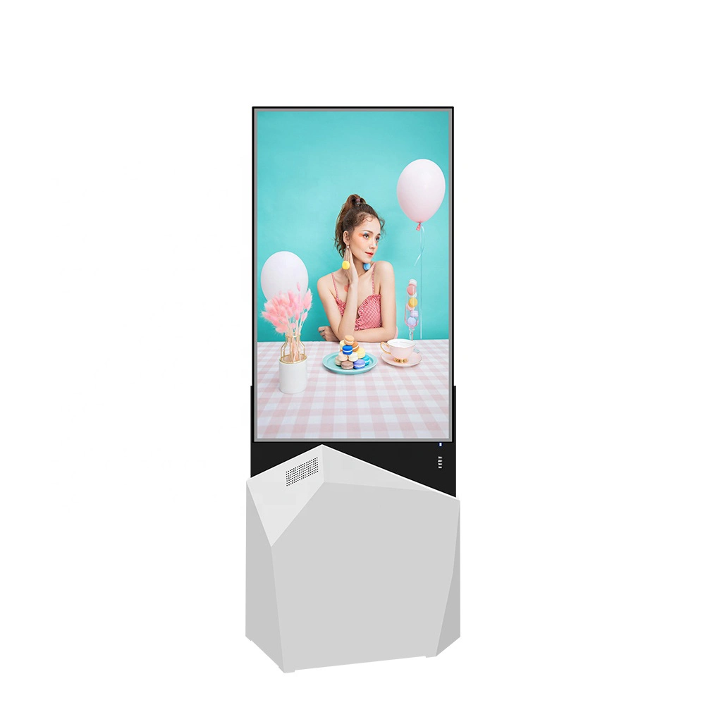 55 Inch Android Double Sided Digital Signage Transparent Slim Thin LCD Advertising Display