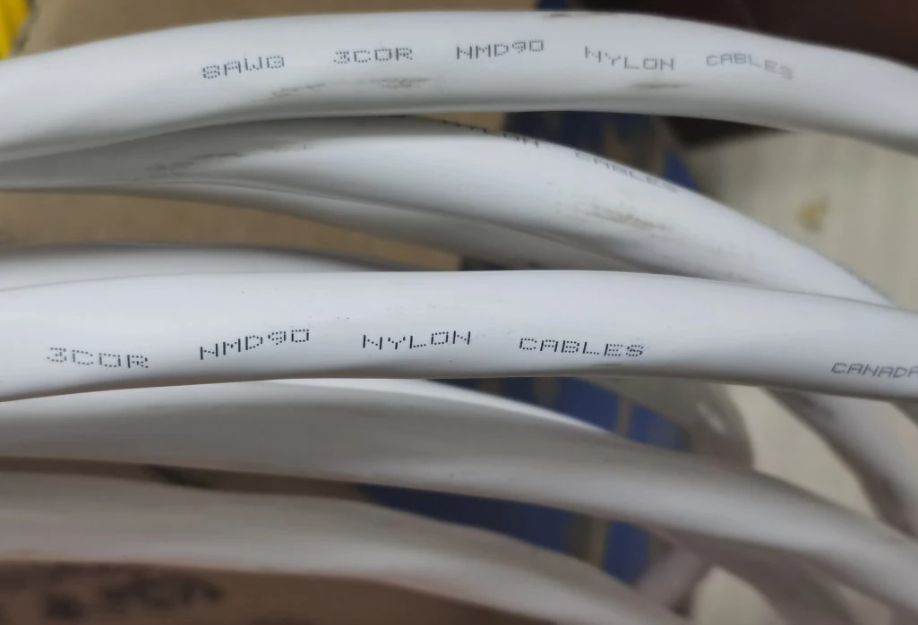 Núcleo de Cobre sólido Nmd90 Cable para la construcción