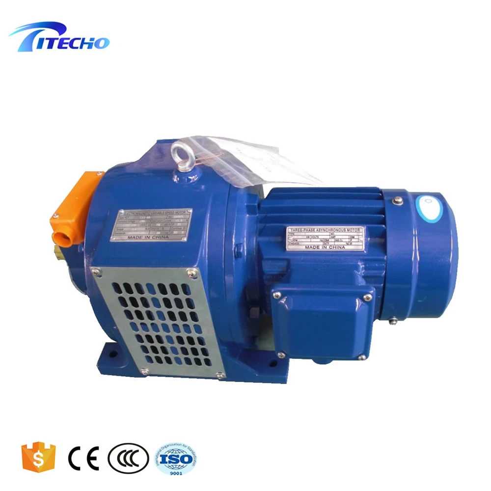 Motor electromagnético de velocidad ajustable serie 90kW Yct con controlador de velocidad