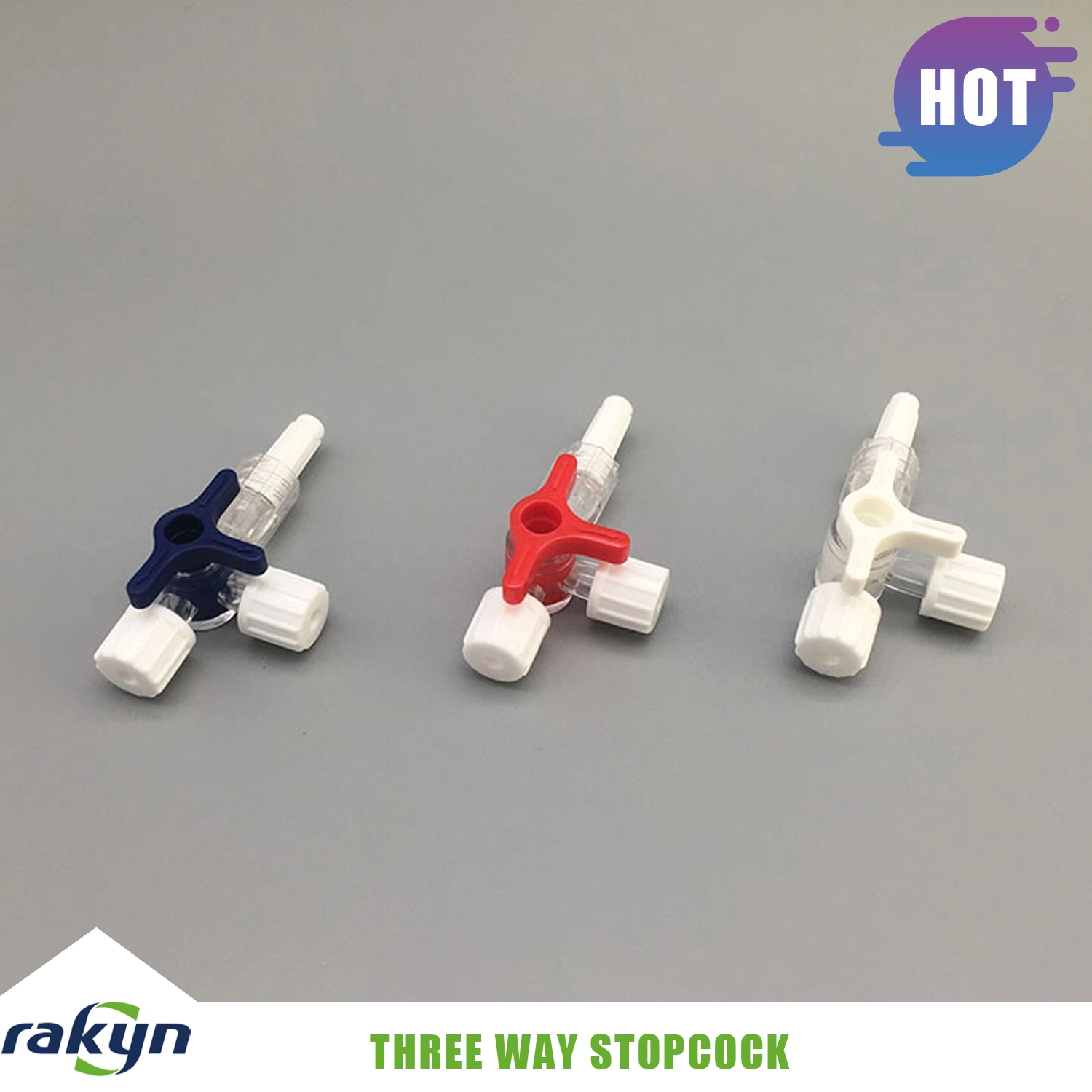 Medical Products of Disposable Triple Port Valve, Three Way Stopcock