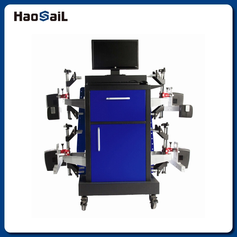 Equilibreuse/alignement des roues/voiture de 4 postes de levage avec Unclocking manuel