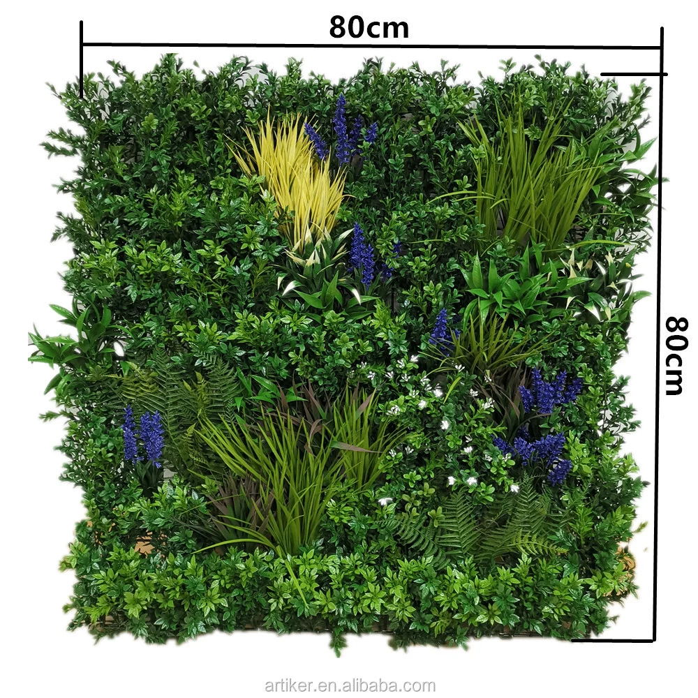 Wholesale Garden Decoration Fire and UV Resistance Artificial Green Wall